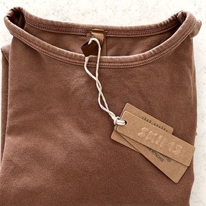 Skims New Vintage long sleeve shirt in Penny.